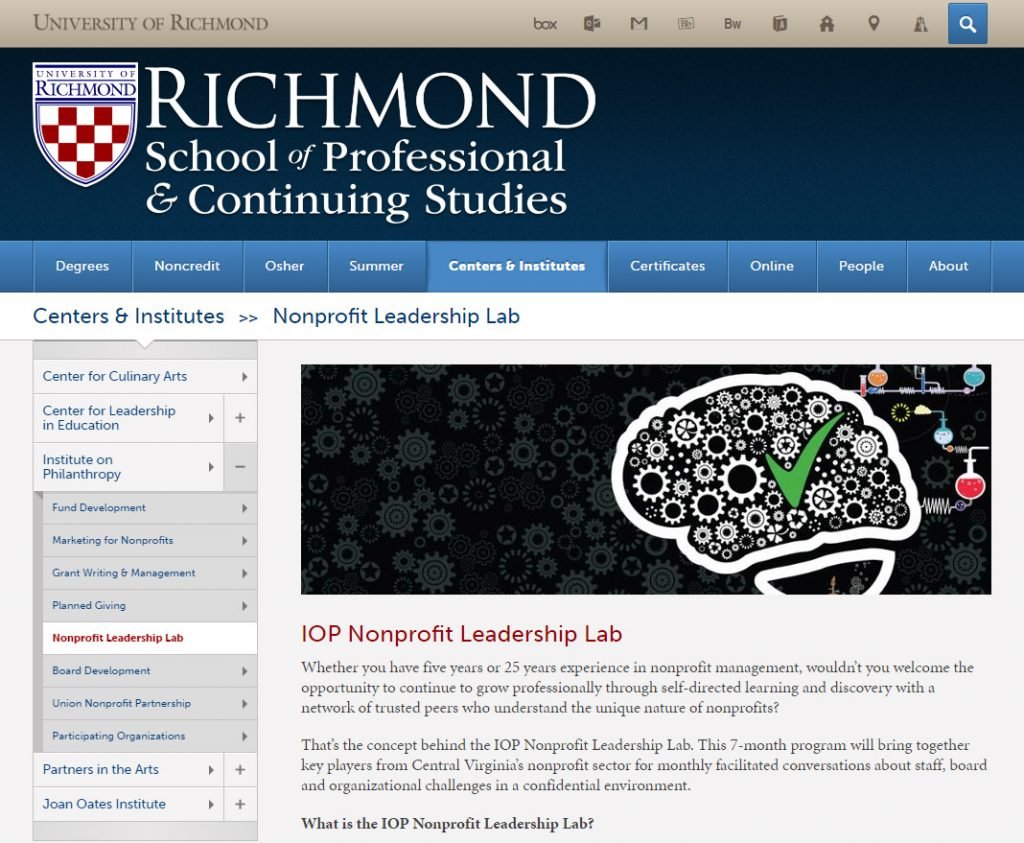 Universty of Richmond, Illustration