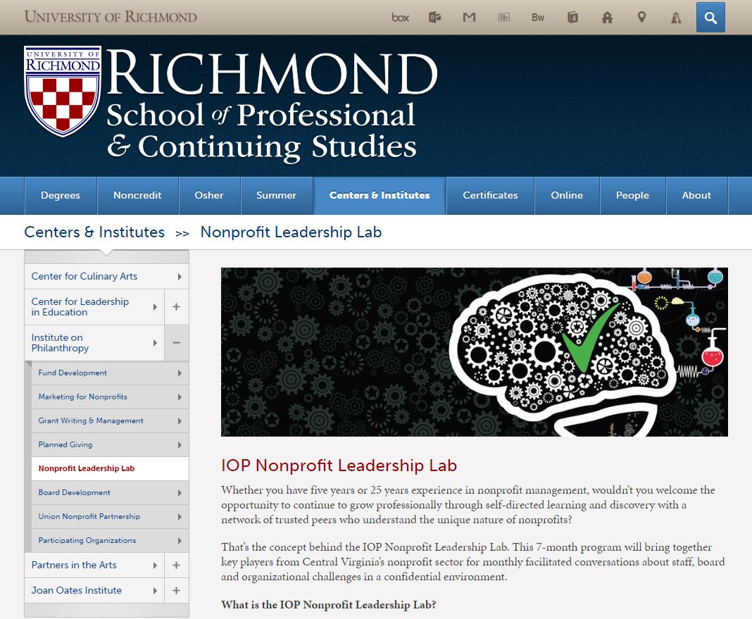 Universty of Richmond, Illustration