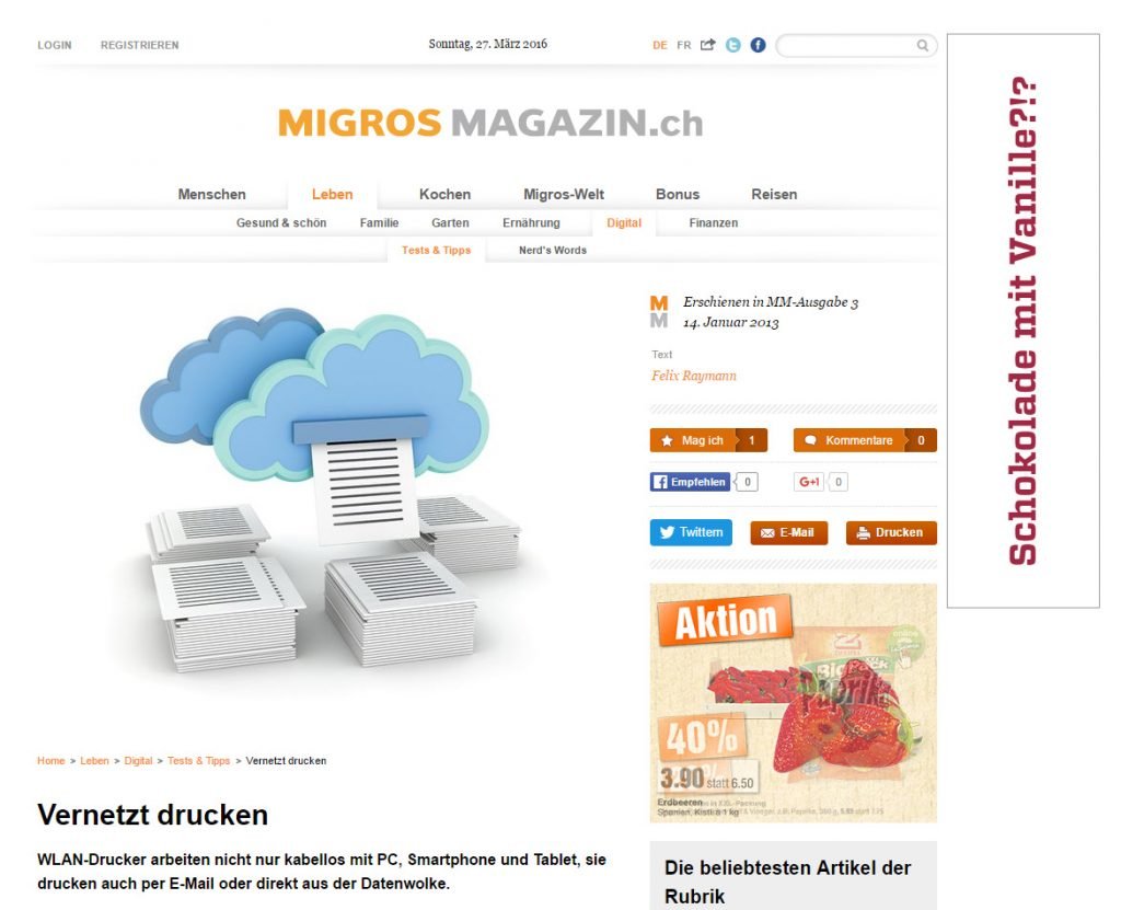 Migros Magazin Ch