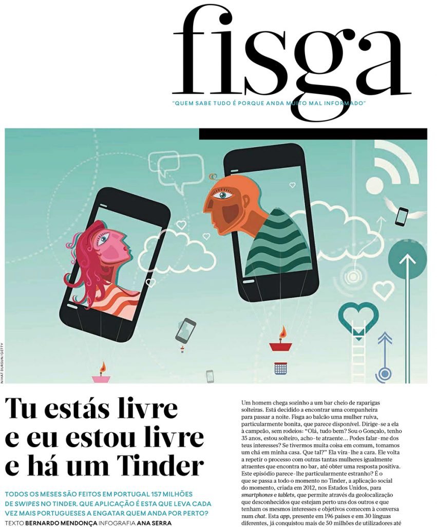 Fisga, Magazine Illustration