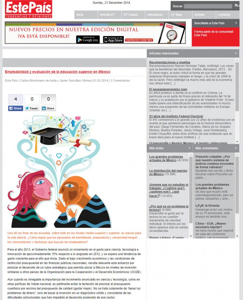 Este Pais Magazine, Mexico