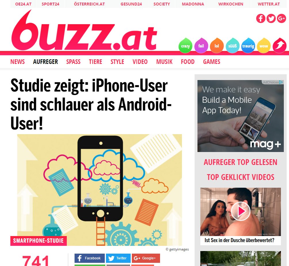 Buzz.oe24.at, Austria